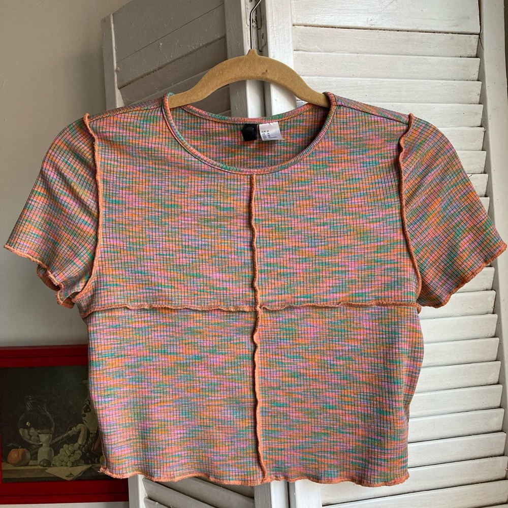 Ribbed crop top